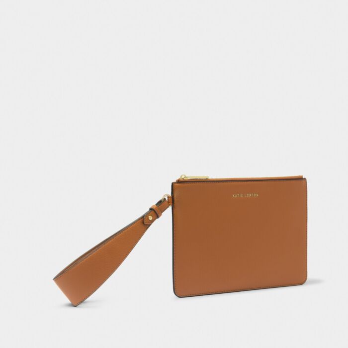 Katie Loxton Marni Wristlet Pouch - Cognac